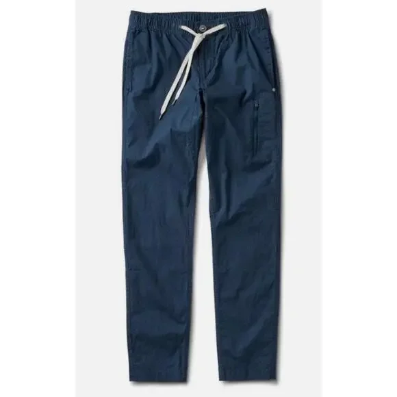 Vuori Ripstop Pants Long Indigo Navy Blue Mens M Stretch Hiking Pant - Picture 3 of 7